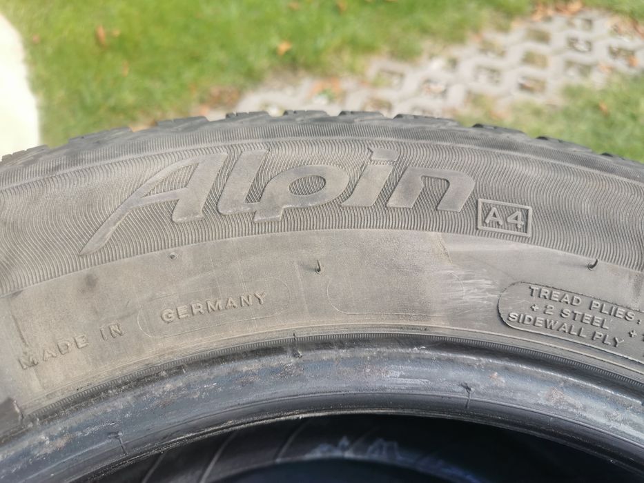 Opony zimowe 4 szt. Michelin Alpin