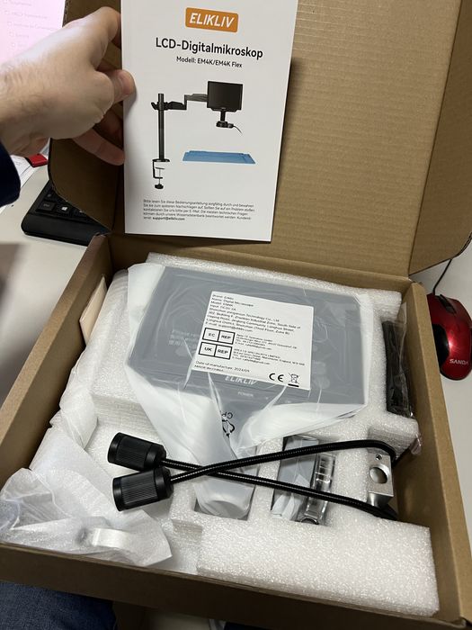 Microscópio Digital 4K chip SONY 2000x