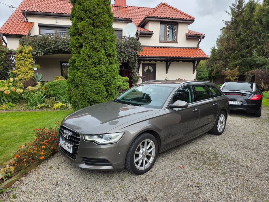 Audi A6 Avant Ledy bi xenon skóra navi full bardzo mały przebieg bezwypadkowy