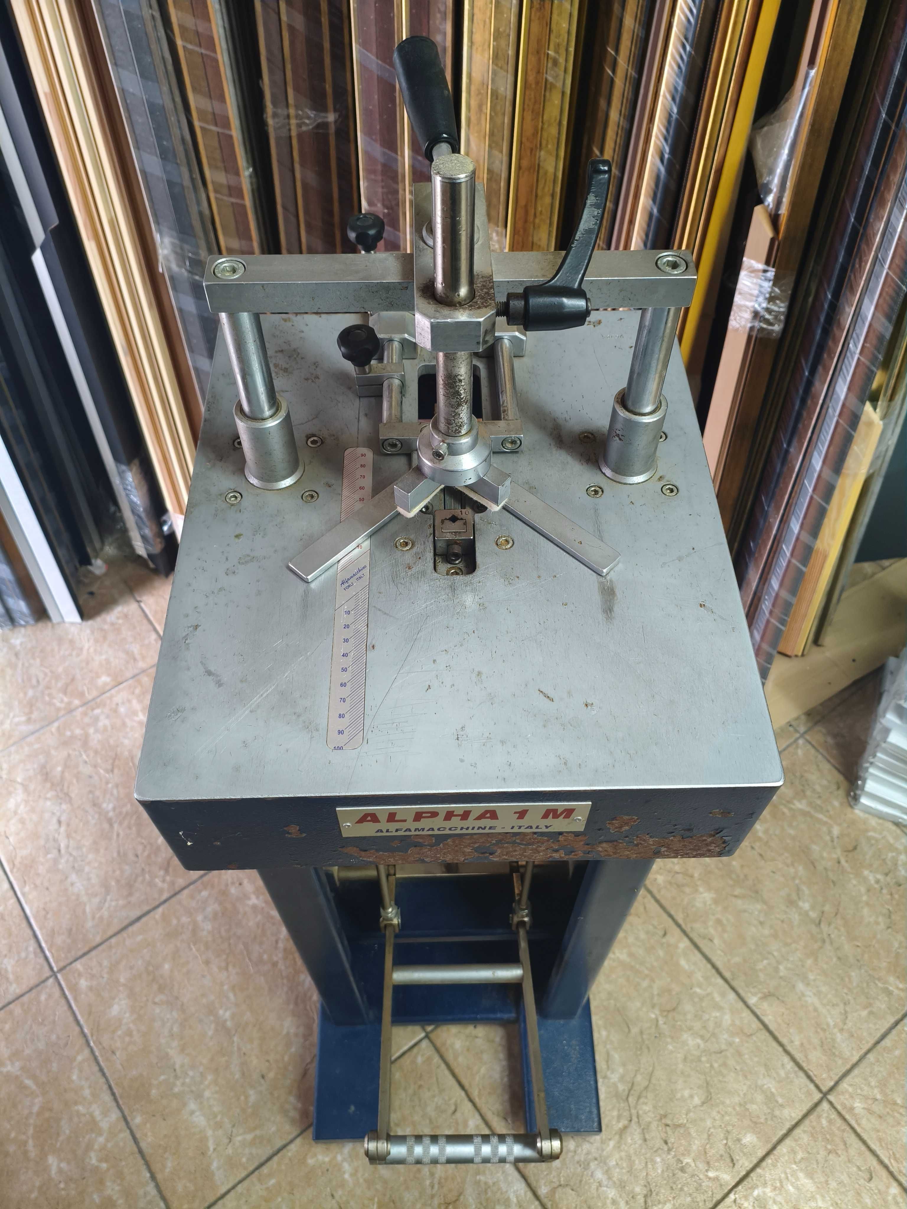 Zszywarka do ram obrazowych listew alfamacchine M1 mechaniczna