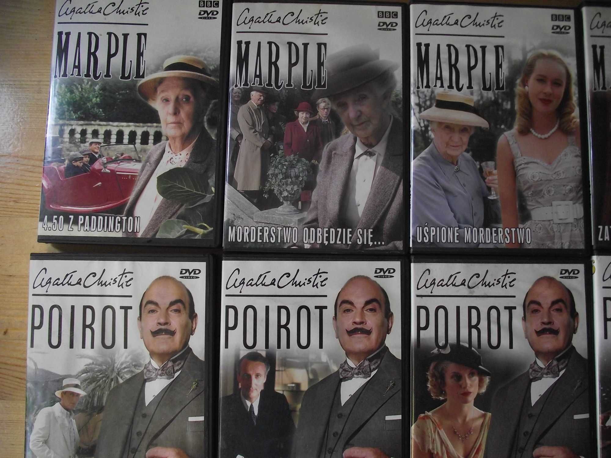 Agatha Christie , Pani Murple, Poirot film dvd