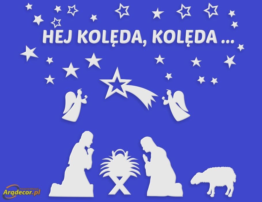 Jasełka, zestaw styropianowych ozdób świątecznych,dekoracje świąteczne