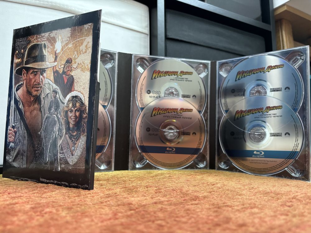 Indiana Jones / Индиана Джонс: Квадрология Blu-ray