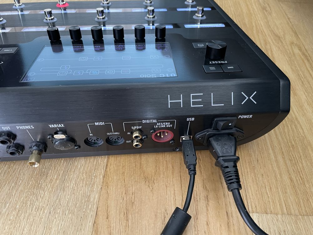 Helix line6 guitar processor