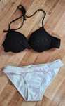 Victoria's Secret strój kąpielowy dwuczęściowy push up  36 A/B S