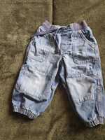 Spodnie jeansowe H&M 86 chłopięce