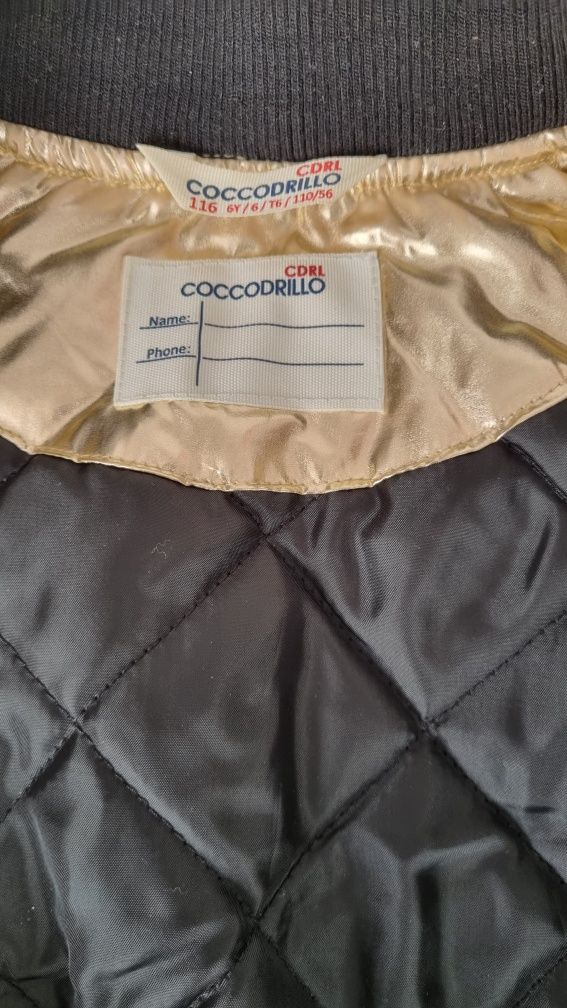 Coccodrillo kurtka złota rozm 116 j. NOWA!!!