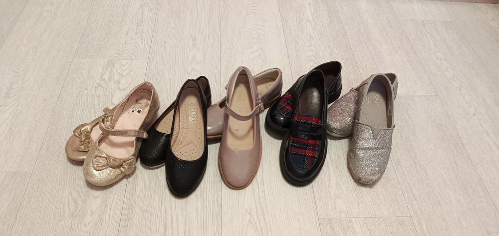 Туфлі, туфельки шкіряні для дівчинки. Шкіра