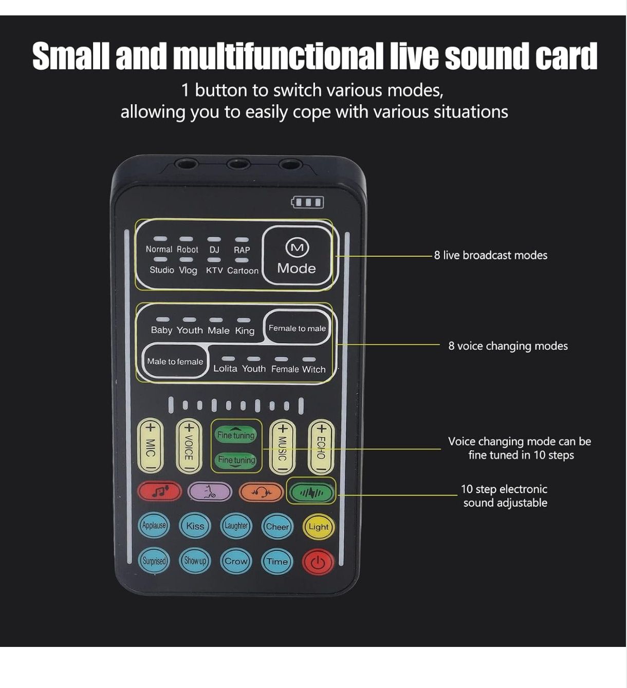 Audio Modificador de voz