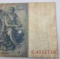 100 Reichsmark Banknot Niemcy 1935 rok .