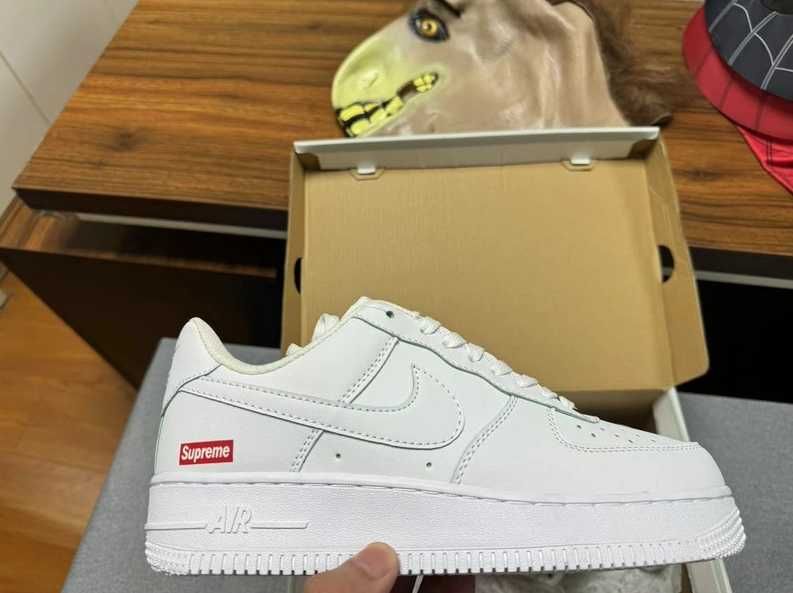 Nike Air Force 1 Low Supreme Białe 38-45