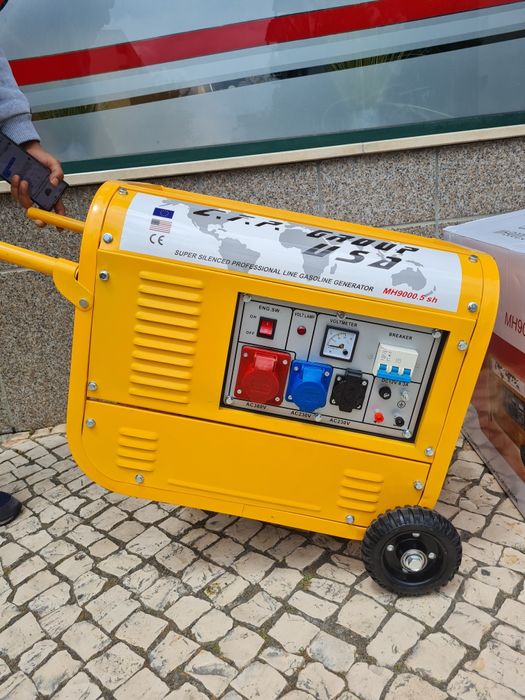 Gerador gasolina de 9000 watts novo