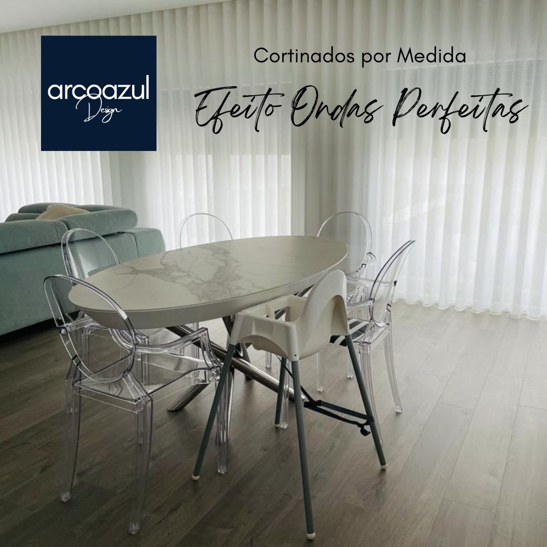 Cortinados por Medida Ondas Perfeitas By Arcoazul