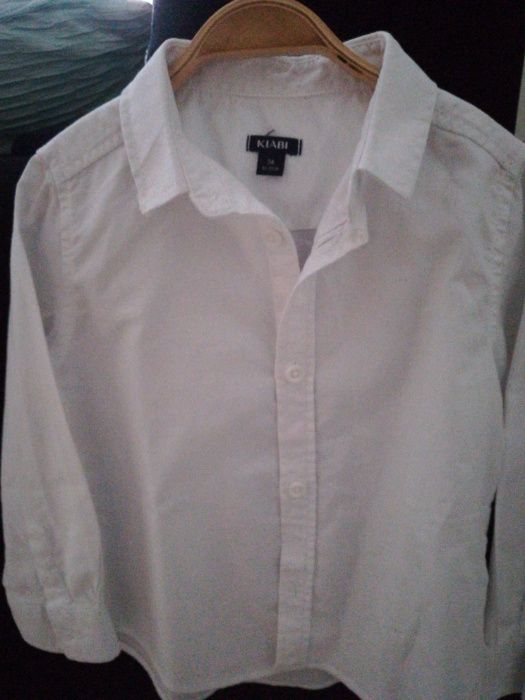 Camisa branca 3anos oferta portes envio