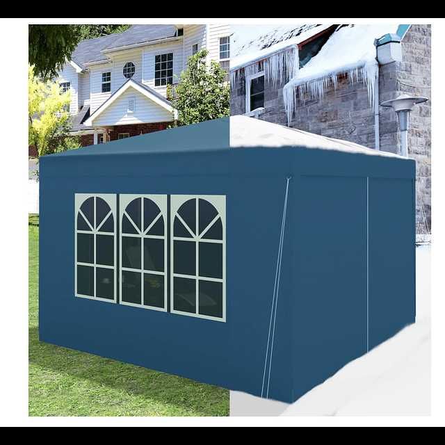 F165 Tenda 3 x 3 m abertura rápida altura ajustável para campismo