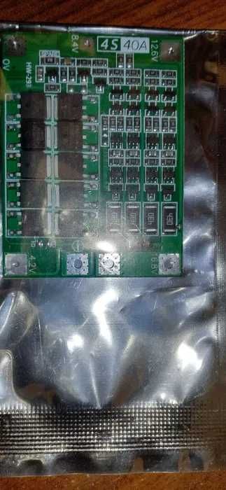 Плата заряда - разряда li-ion BMS контроллер 18650 BMS 4S 40A