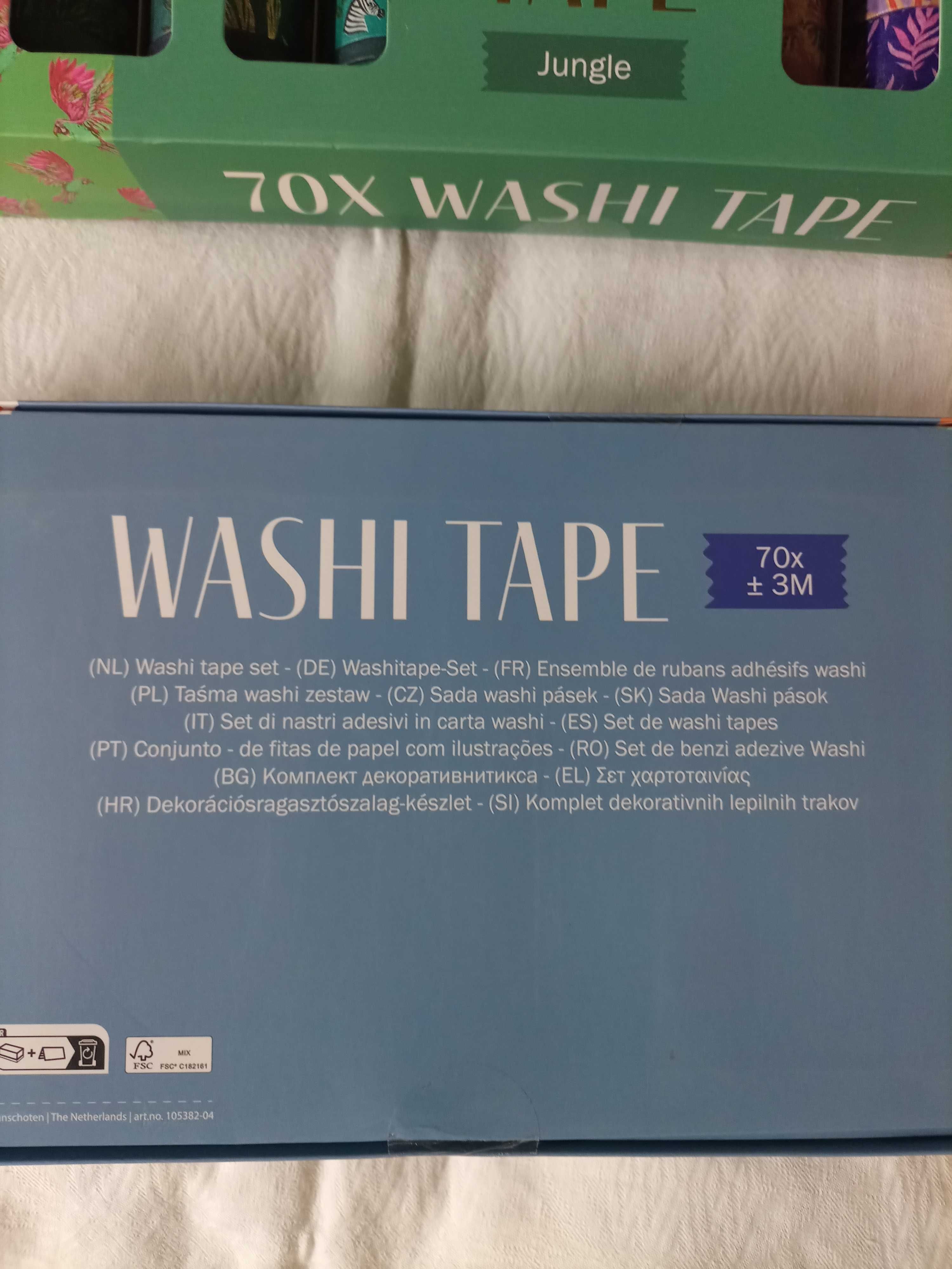 Taśmy samoprzylepne dekoracyjne Washi Tape