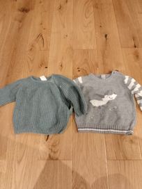 Swetry niemowlęce 68 2szt