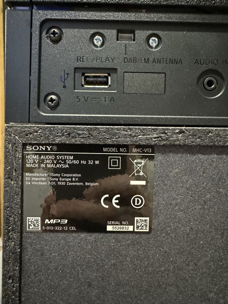 Głośnik przenośny Sony MHC-V13