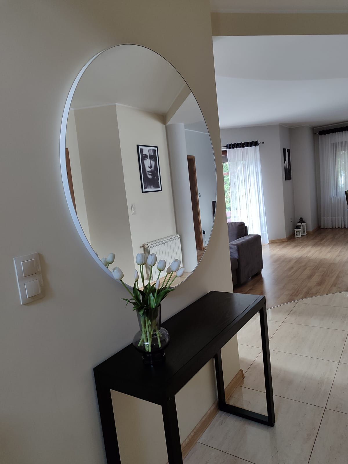 Lustra okrągłe duże 120 cm