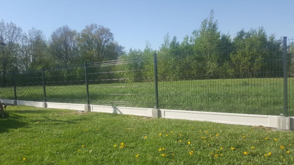 panelowe ogrodzenie 49zł metr bieżacy h 123 podmurówka