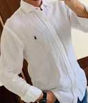 Мужская ллянная рубашка Polo Ralph Lauren