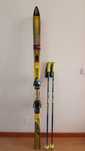 Skis Rossignol e Bastões Scott