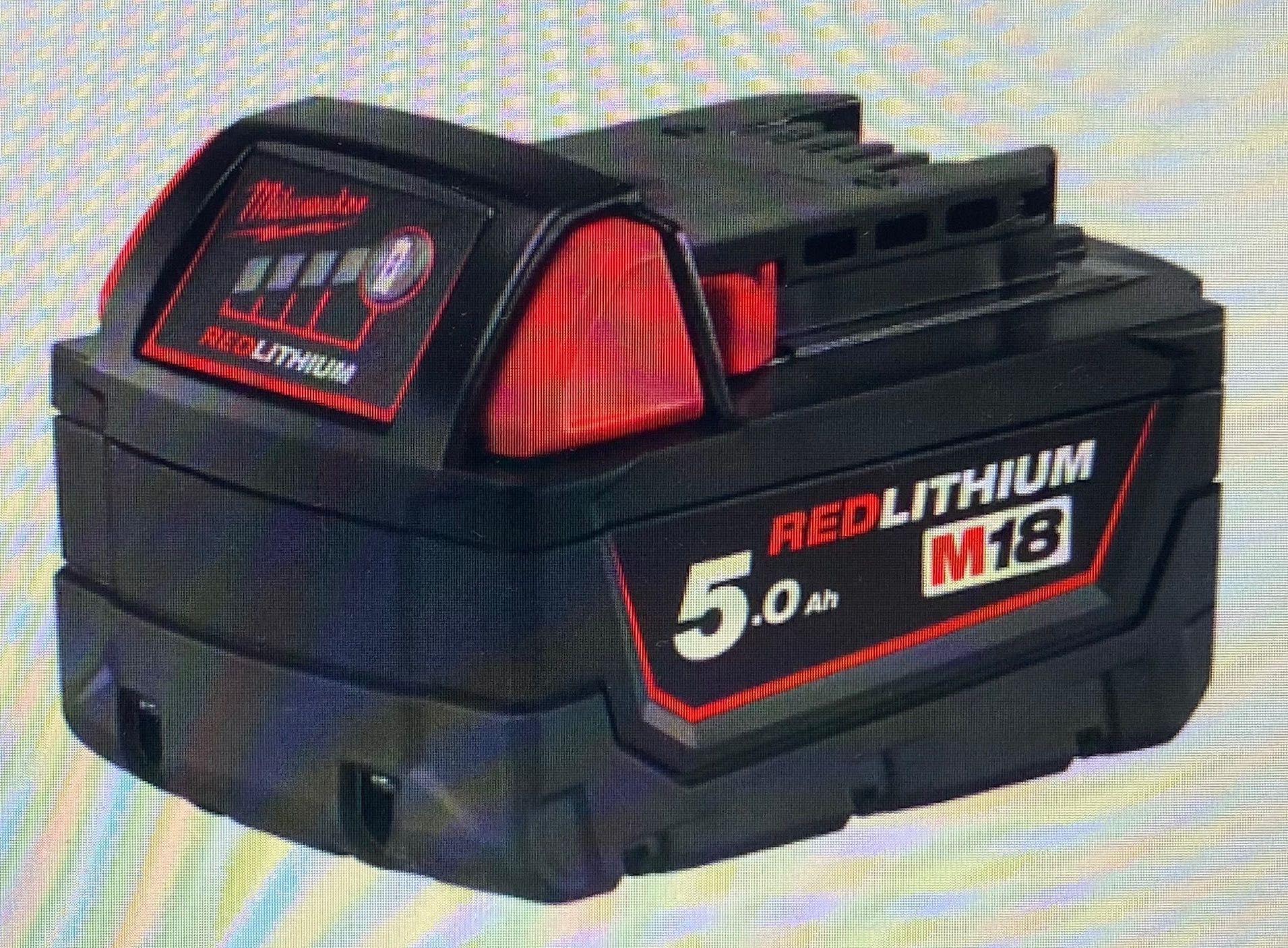Milwaukee Bateria M18 Lithium 5.0Ah (Nova)