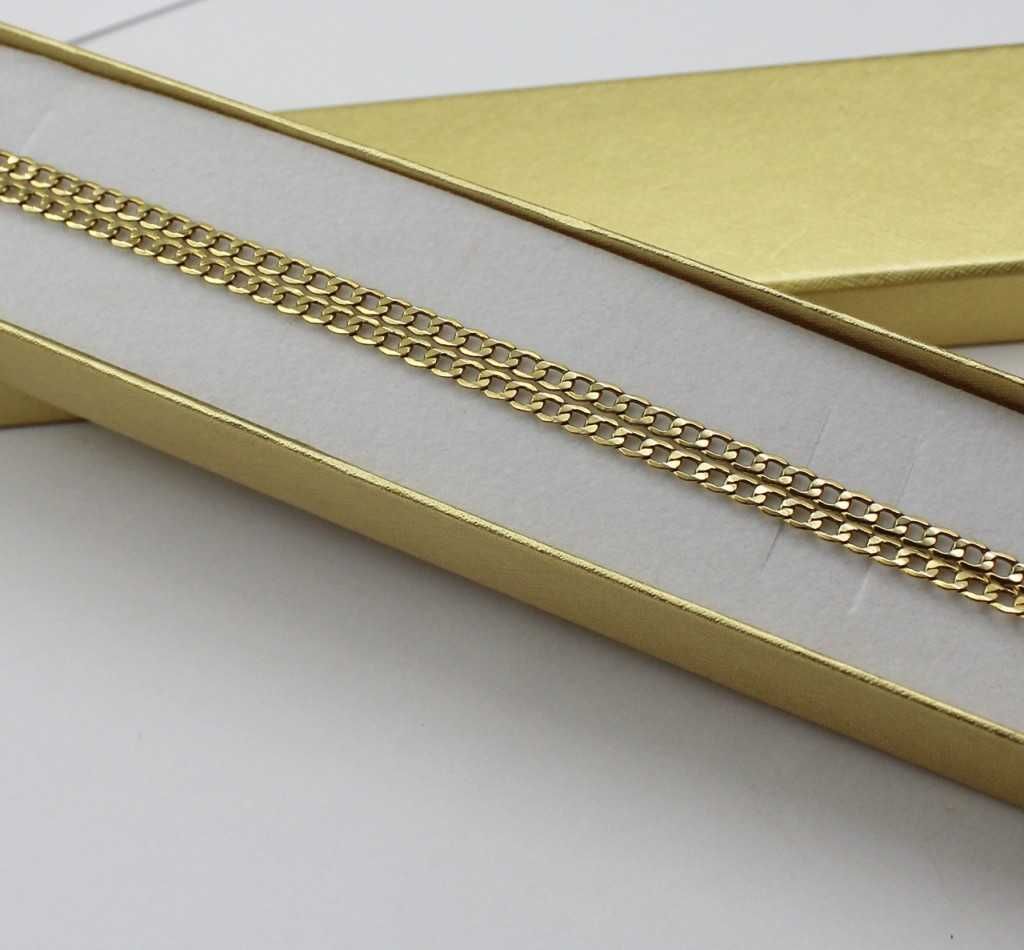 Złoty łańcuszek Pancerka 585 3,67g 45cm 3mm