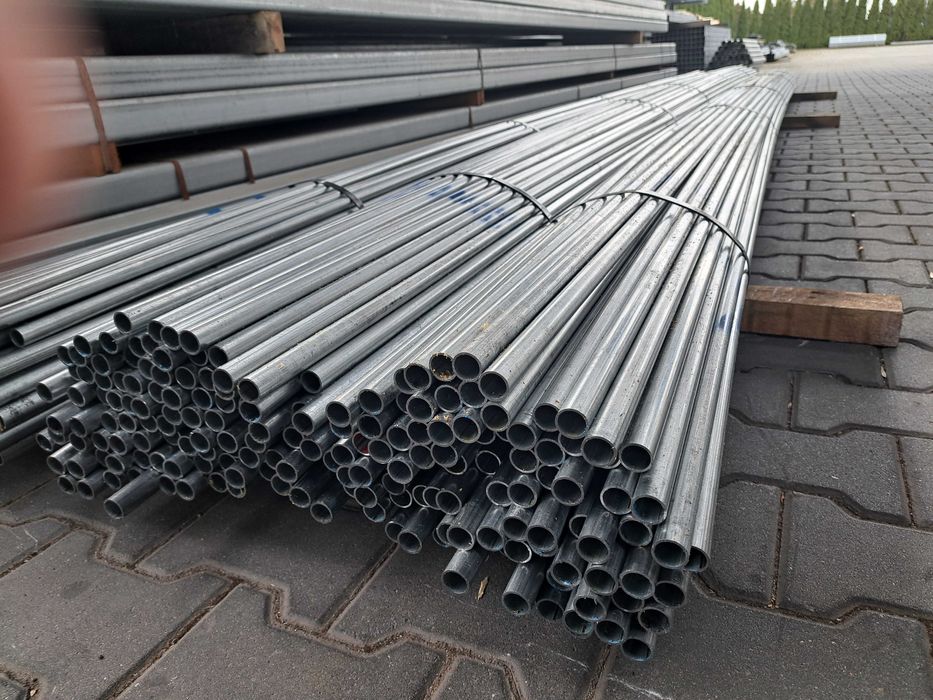 Rura fi 20x1,5 ocynk L-6000 płot brama przęsło