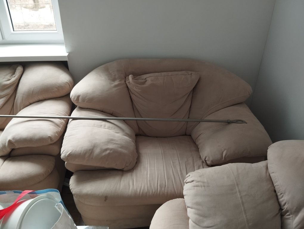 Sofa dwa fotele, komplet