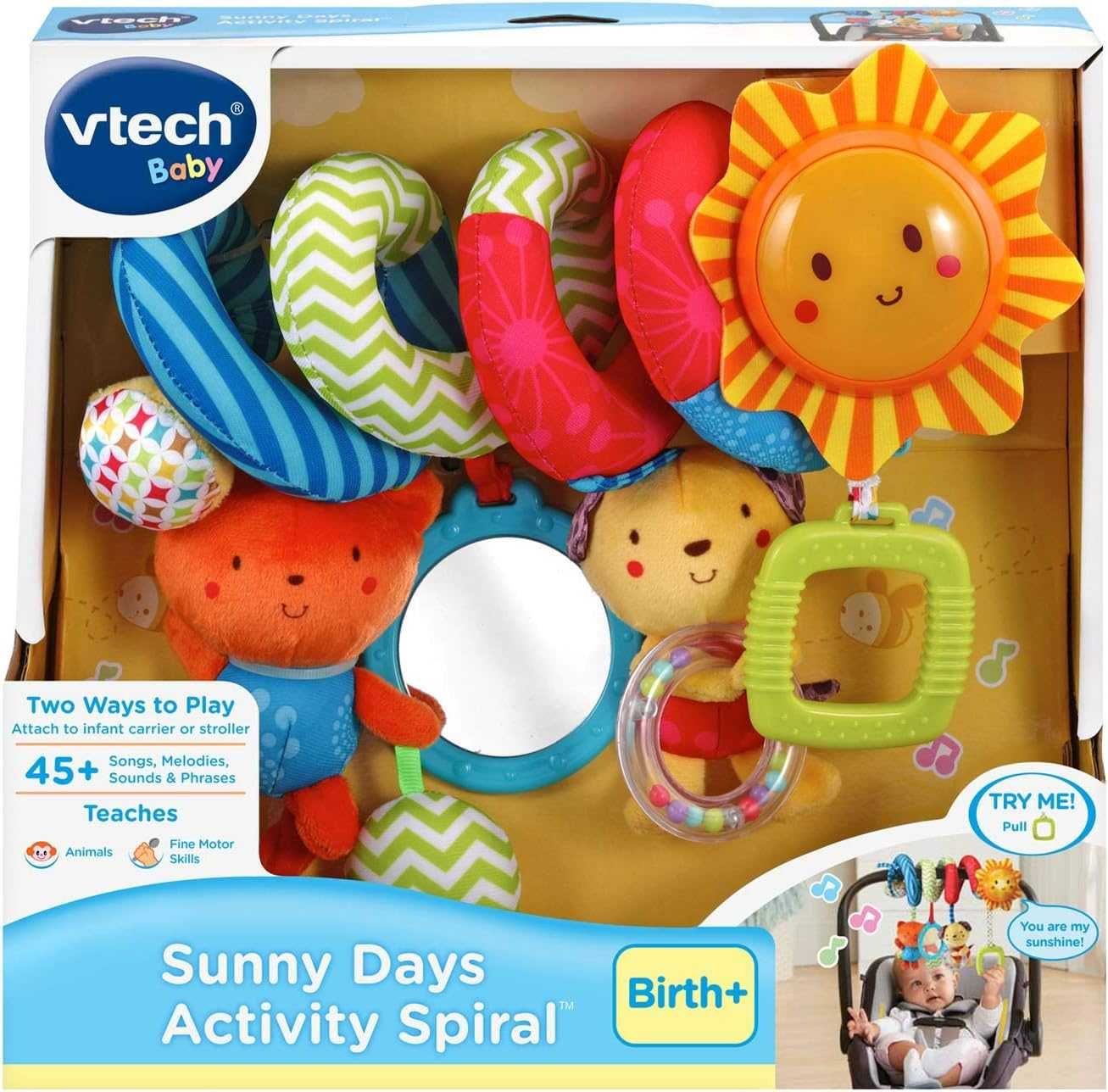 Музыкальная дуга на коляску Sunny Days Activity Spiral, VTech