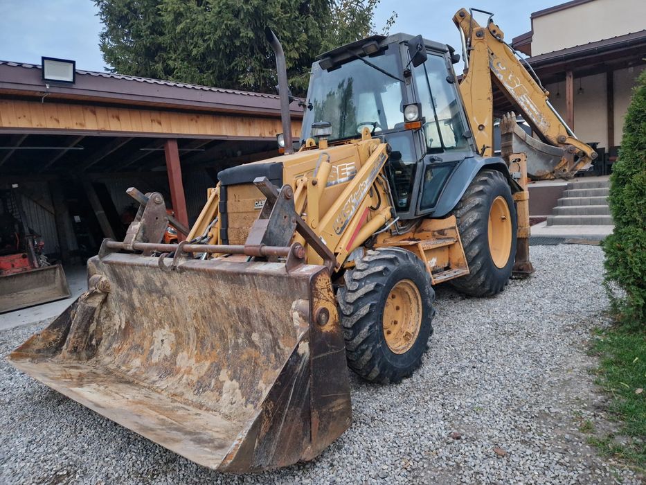 Koparko-Ładowarka CASE 580SK TURBO 4X4 Szczęka/Widły/Teleskop