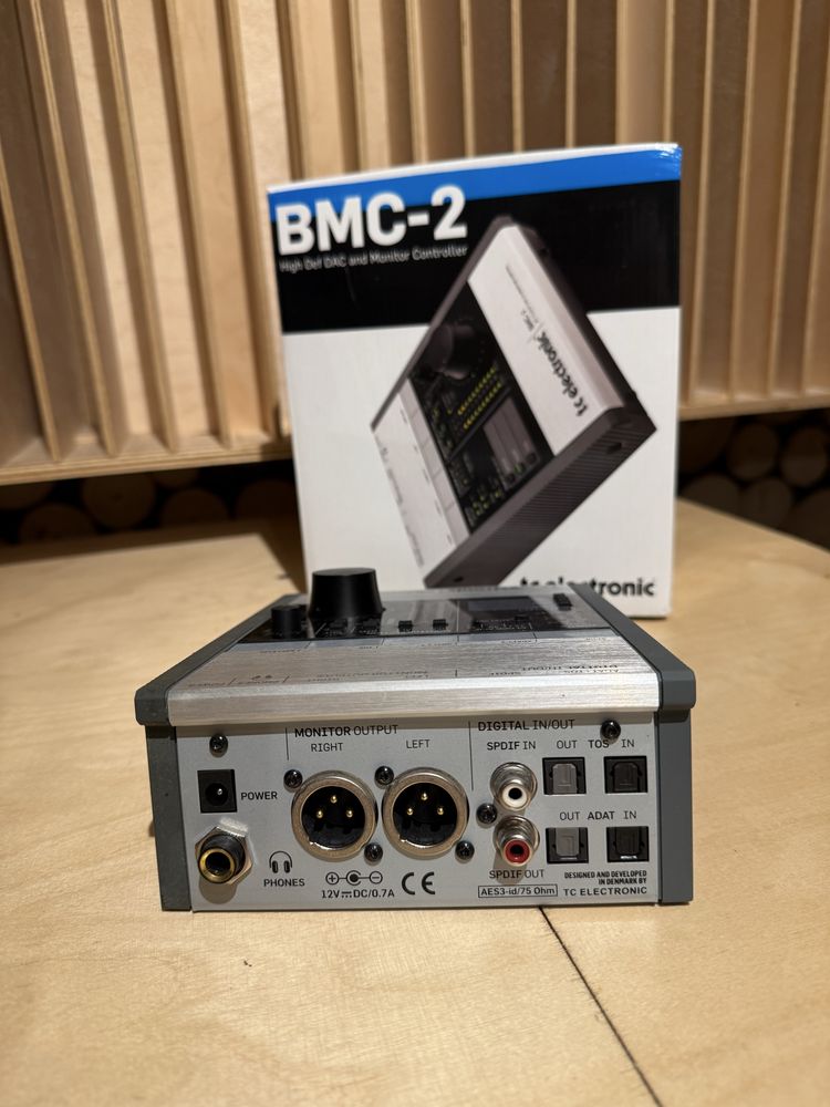 Kontroler monitorów TC ELECTRONIC BMC-2 - jak nowy ! DAC D/A Converter