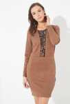 Vestido Cheyenne Castanho