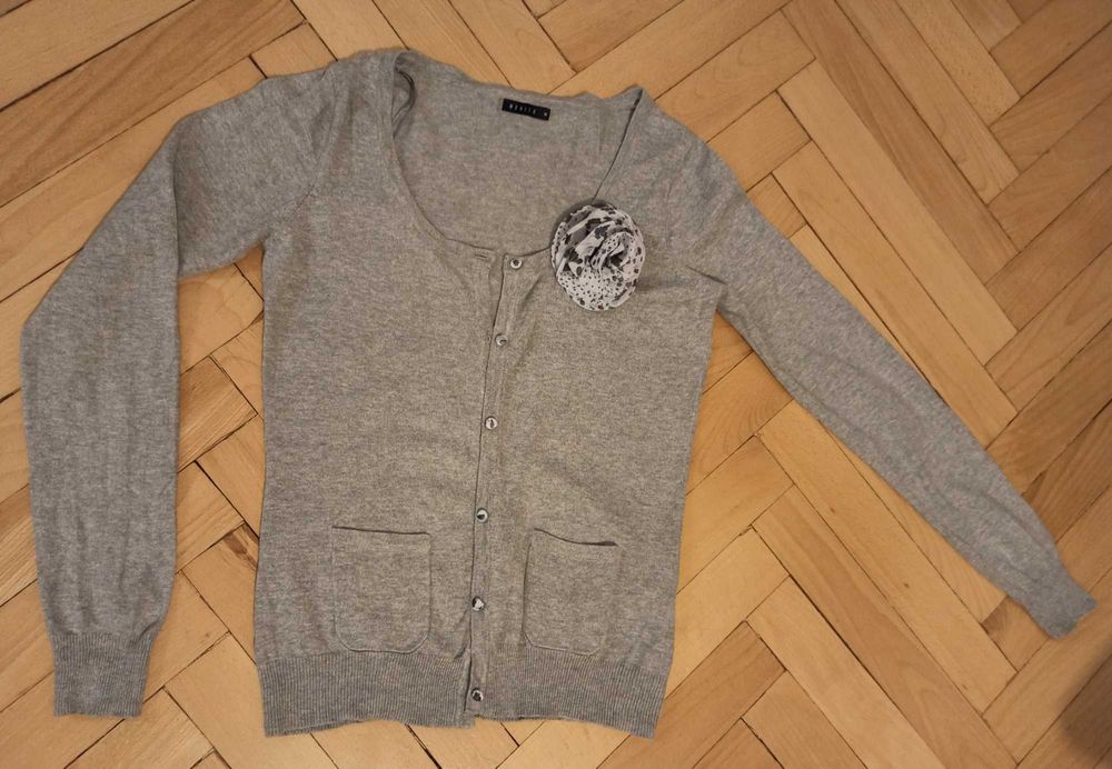 Sweterek MOHITO szary, rozmiar M