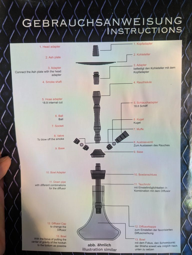 Fajka wodna Shisha Aladin Alux