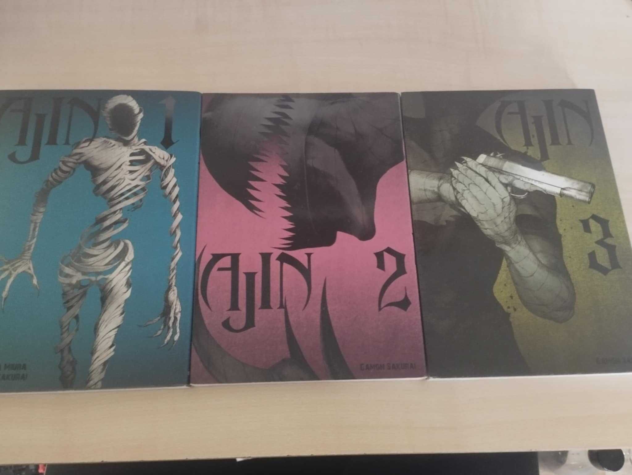 Manga Ajin – tomy 1–3 – stan bardzo dobry