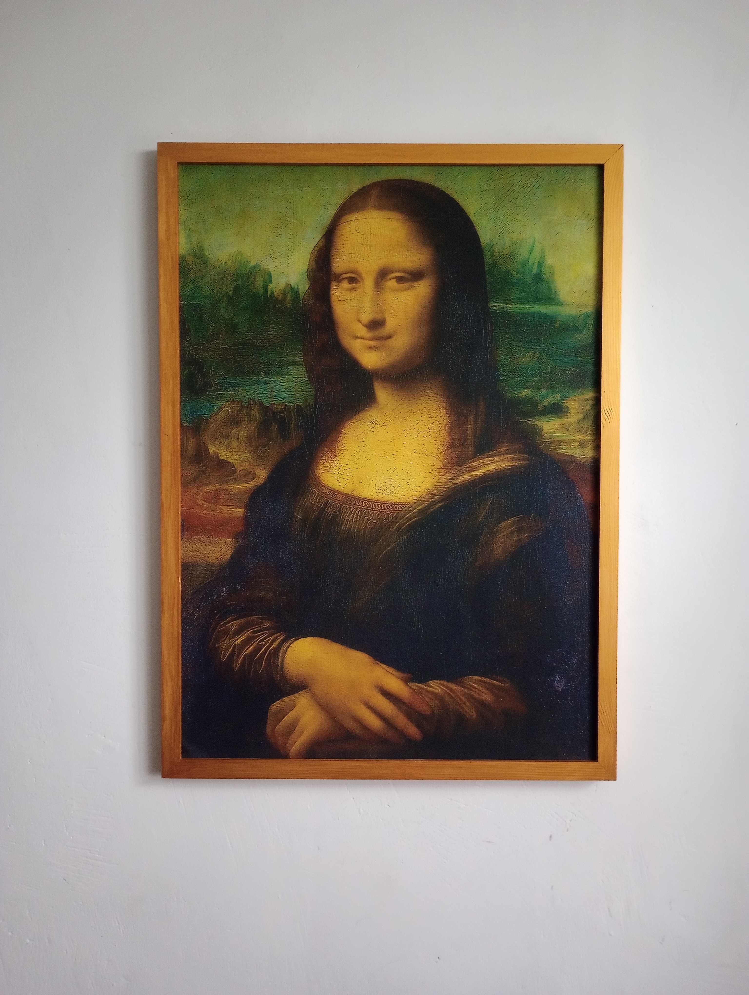 Obraz na płótnie - Mona Lisa, Leonardo da Vinci, 50x70cm