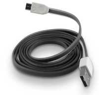 Kabel micro USB Forever silikonowy kolor: czarny długość: 1m