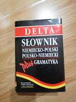 DELTA Słownik Niemiecko-Polski Polsko-Niemiecki Plus Gramatyka
