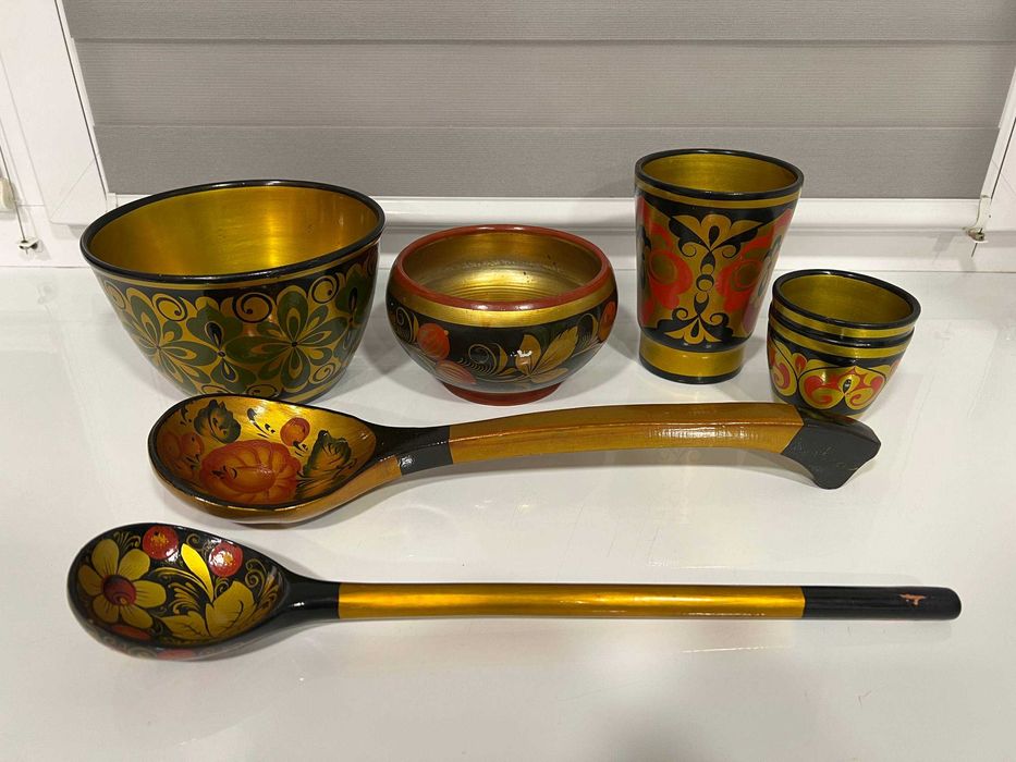 Хохлома декор розпис по дереву СРСР