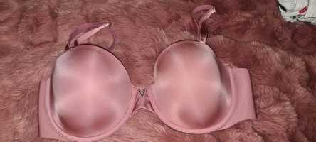Рожевий бюстгальтер Victoria's Secret 34D ліфчик пудра розовий бюст