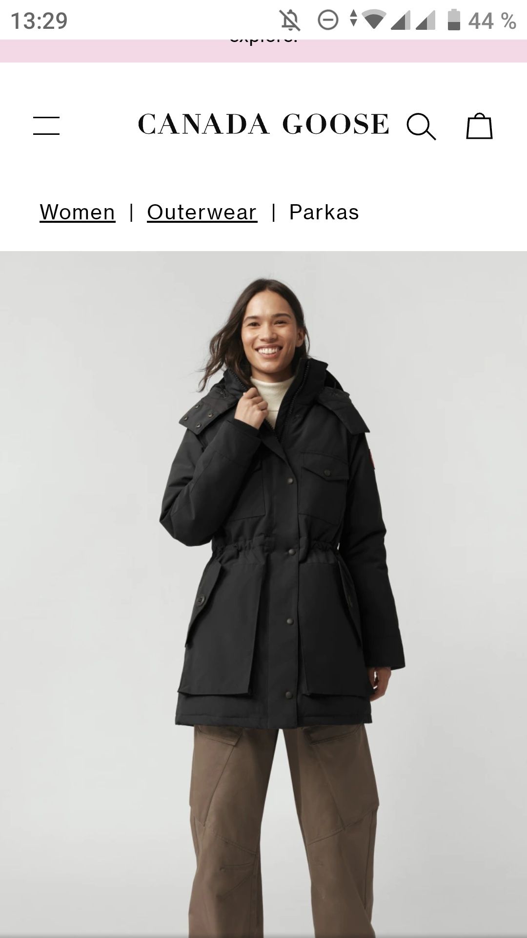 Парка куртка зимняя Canada goose