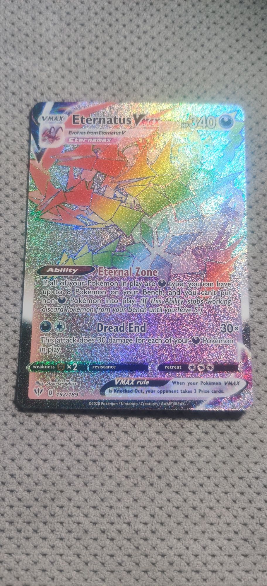Karta pokemon eternatus vmax
