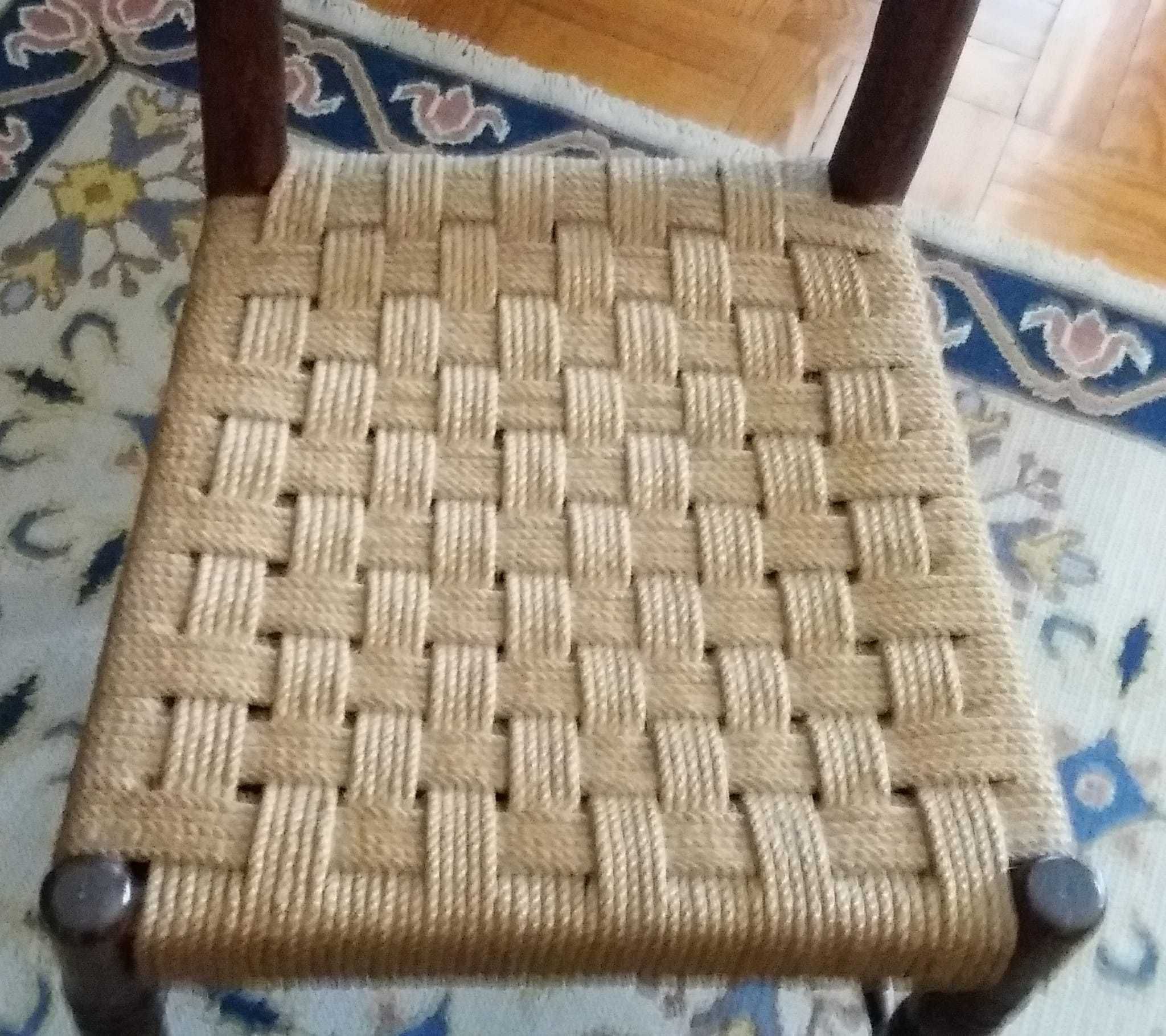 Cadeira em madeira/corda, como nova
