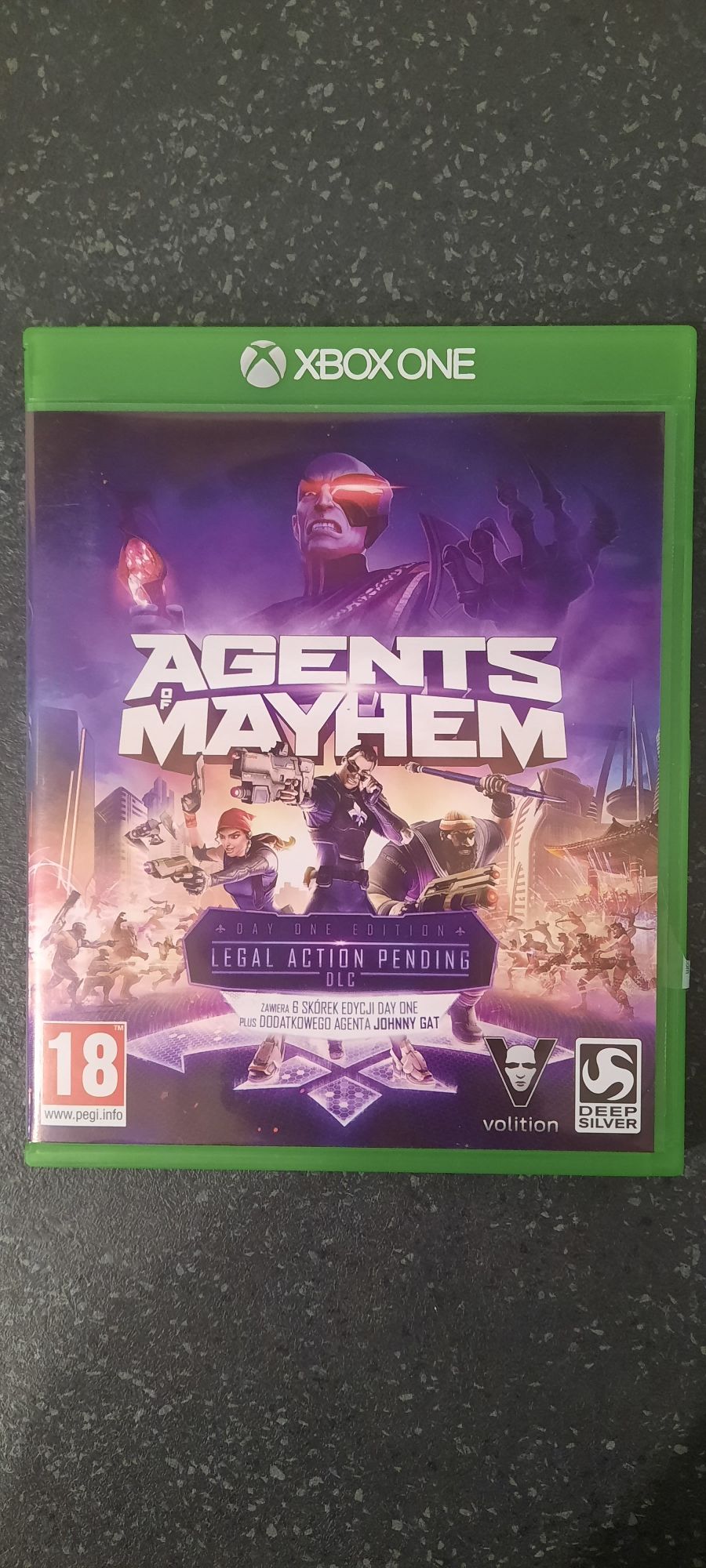 Agent Mayhem xbox one wersja PL