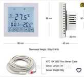 Терморегулятор Beok - BHT-323 WI-FI с датчиком пола 3м