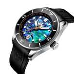 Zegarek PHOIBOS Wave Master ABALONE Szafir Ceramika NOWY