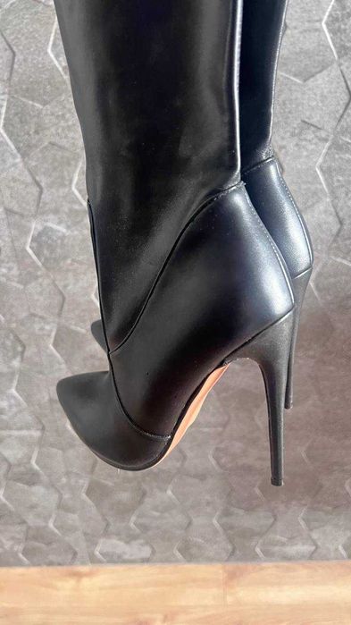 Ботфорты натуральная кожа